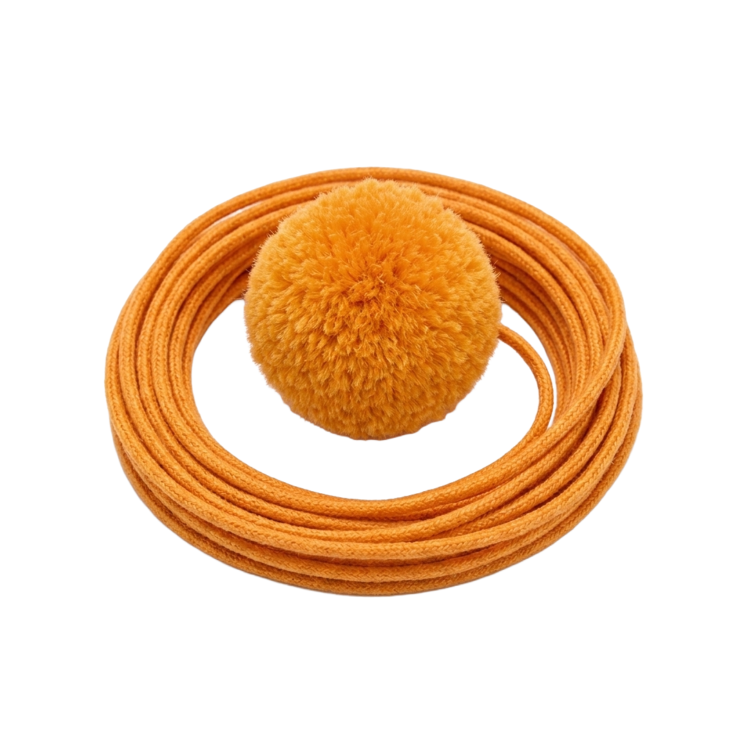 Spare string + orange plush ball